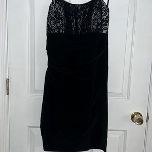 Beautiful Black Strapless Dress Size 1X